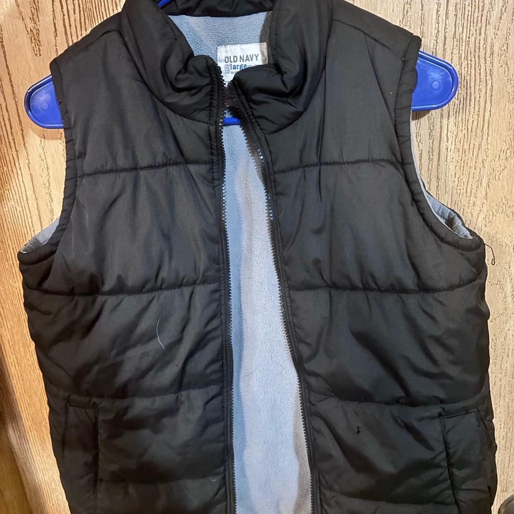 Old Navy Charcoal Puffer Vest